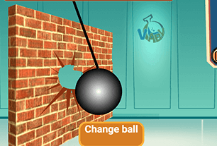 The crash effect of a wrecking ball