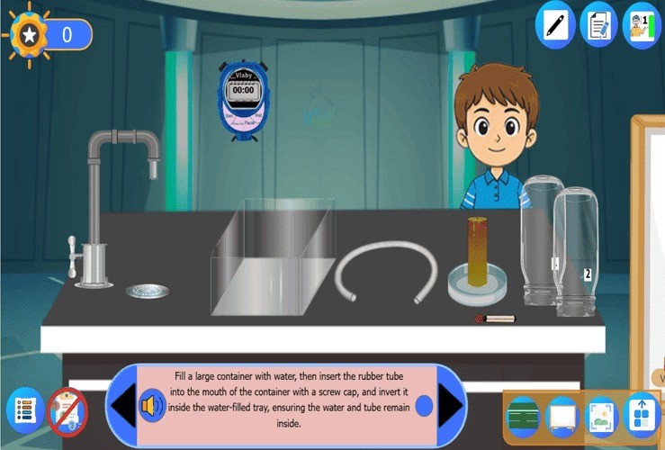 Oxygen in expired air