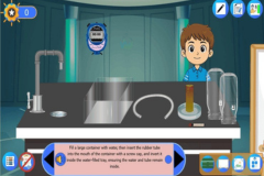 تجربة الأكسجين في هواء الزفير