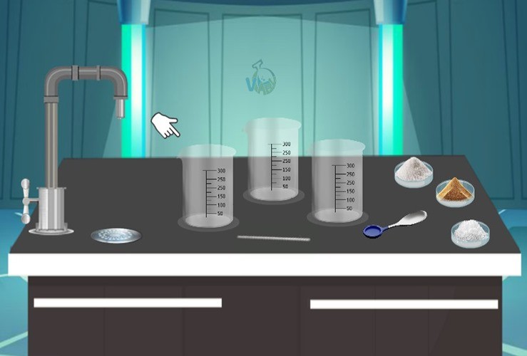 تأثير نوع المادة المذابة في الذوبان