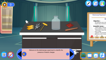 L’électroscope – expérience de détection des charges électriques