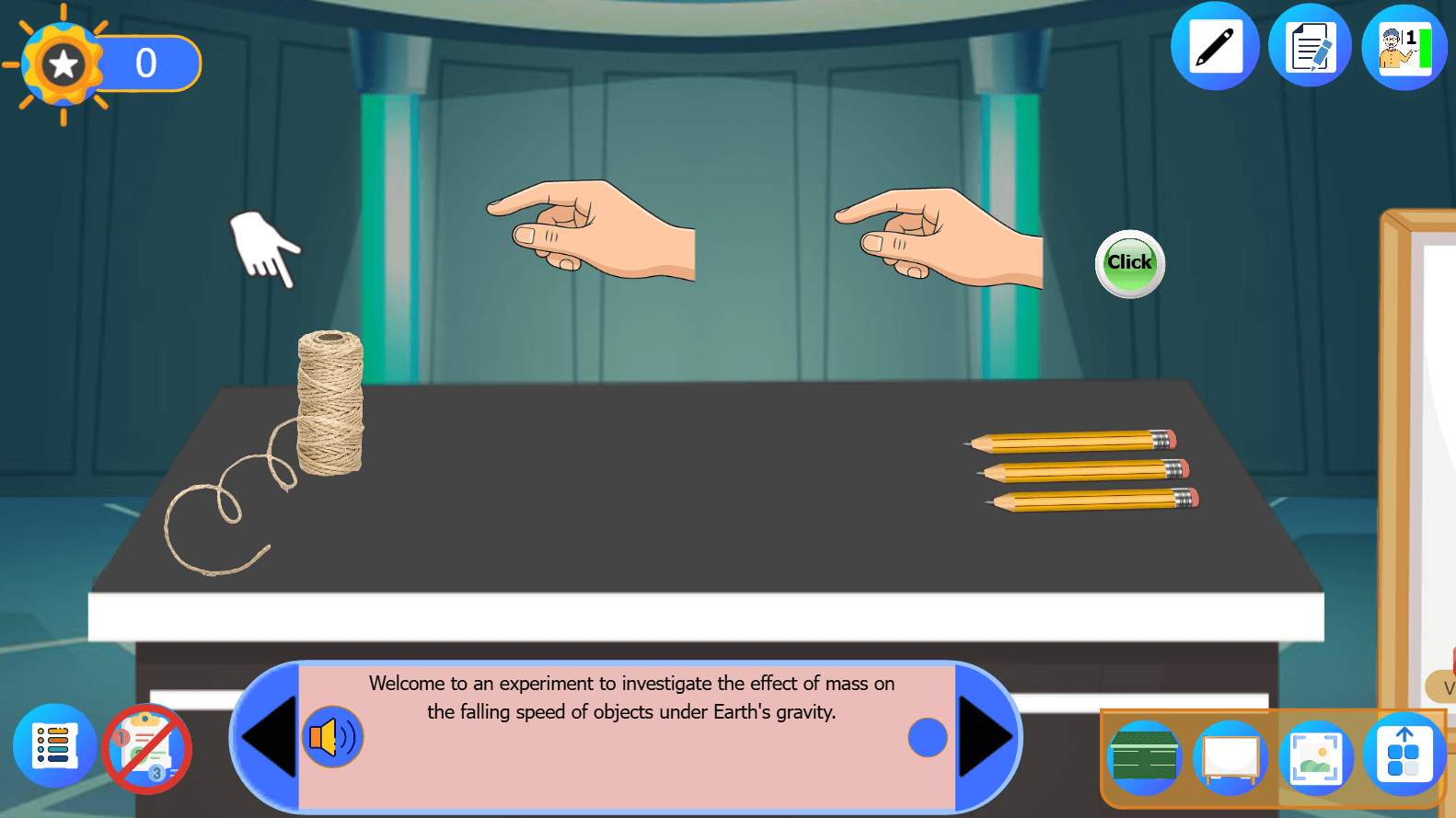 لاحظ كيف تسرّع الجاذبية الأجسام