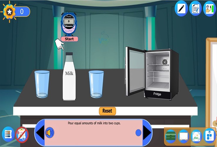 ملاحظة التغيرات الكيميائية