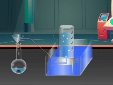 Aufbereitung von Sauerstoffgas im Labor
