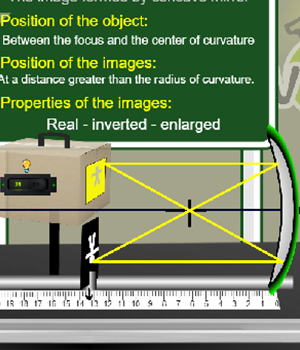 : Determining the Radius of Curvature of a Concave Mirror and Its Effects on Image Formation